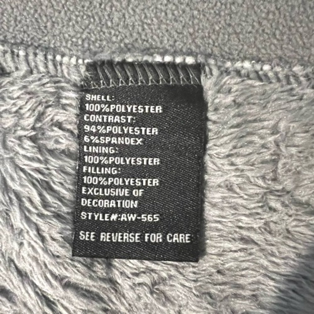 Women's Be Boundless Gray Jacket/Coat Faux Fur Pockets Front Zip Long Sleeve L‎ - Picture 4 of 8
